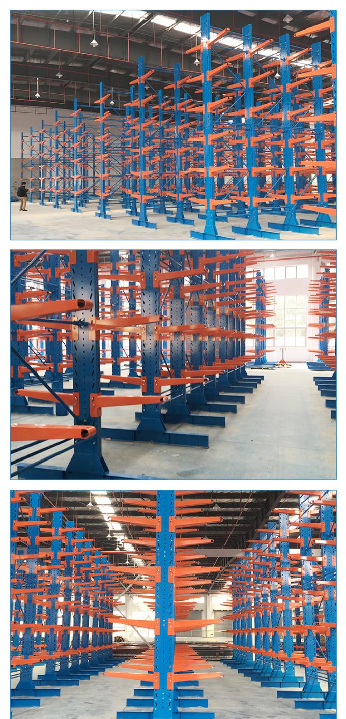 Q235B Repositorios de cantilever industrial de aço de dois lados personalizados 1