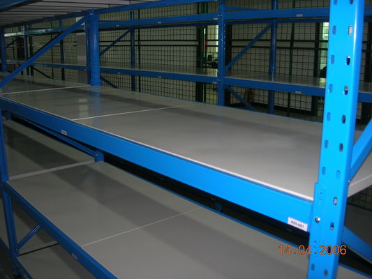 Light Duty Longspan Shelving 4 Layers Steel Metal Storage Rack Shelf For Warehouse