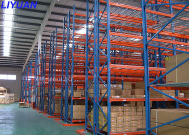 Wire Mesh Heavy Duty Warehouse Racking Shelving Optional Color High Strength