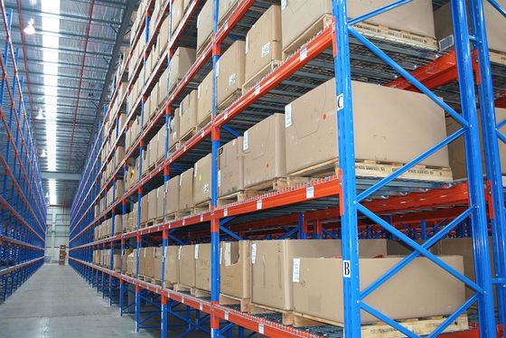 Selective Warehouse Pallet Rack Heavy Duty Steel Storage Racks