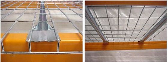 Steel Wire Mesh Decking Customized size For Pallet Rack Storage System
