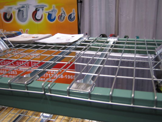 Steel Wire Mesh Decking Customized size For Pallet Rack Storage System