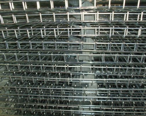 Fireproof Steel Wire Mesh Decking With 50*100mm Mesh Gauge 5.0mm Wire Diam