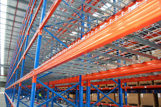 Heavy Duty Galvanized Steel Mesh Decking Customized For Pallet Racking System
