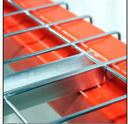 Heavy Duty Steel Pallet Rack Decking Galvanized / Powder Coated For Warehouse Rack