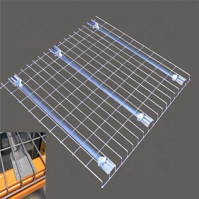 Galvanized Steel Pallet Rack Wire Deck 50*100mm 100*100mm Mesh Grid For Shelving