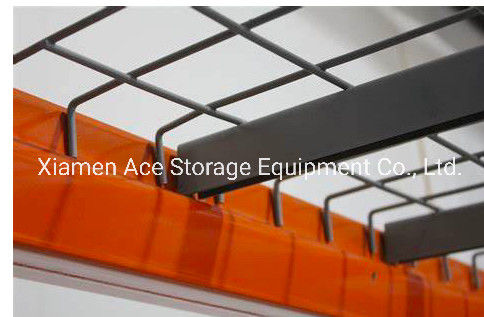 Warehouse Steel Wire Mesh Decking Galvanization Flare / U Channel Customized