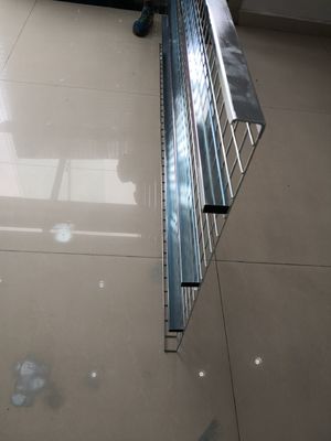 Metallic Zinc Wire Mesh Decking Panels 100x25mm for Material Handling