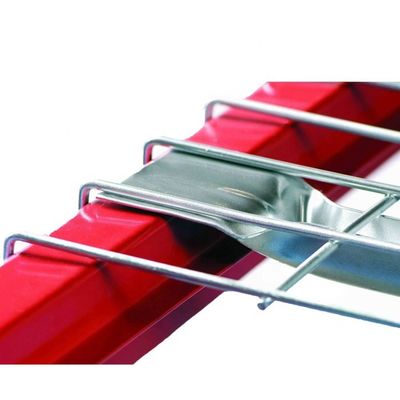 Flared Channel Pallet Racking Wire Decks Powder Coating 50x50mm