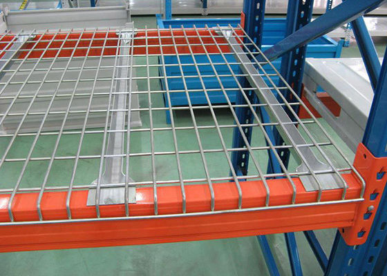 Galvanized Steel Wire Mesh Decking 50x100 25*100 Flared Channel For Warehouse Storage