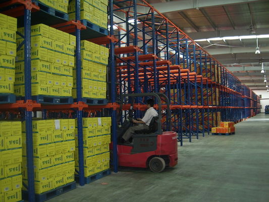 Specialized Customized FIFO Pallet Flow Rack System With 1-3 Ton Capacity