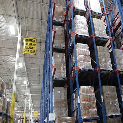 Warehouse Storage Drive In Pallet Racking Powder Coating Heavy Duty Industrial Shelving