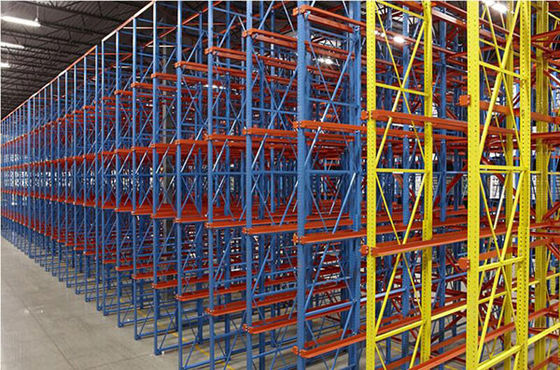 Customized Garage Drive In Pallet Racking , Factory Pallet Racking System