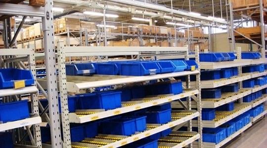 Heavy Duty Carton Flow Rack System With 100-1000 Kgs Capacity Per Bed