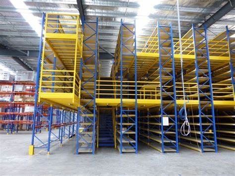 Multi Flooring Mezzanine Racking System Industrial Warehouse Mezzanine Shelving