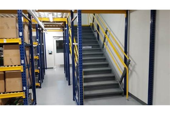 Industrial Warehouse Mezzanine Rack Multi Tier Stackable Steel Storage Racks