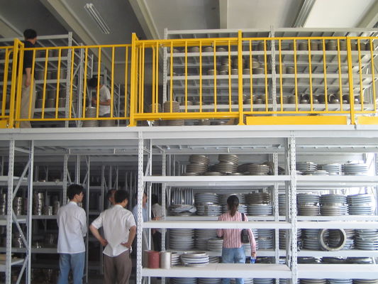 Custom Steel Structure Mezzanine Floor Platform For Industrial Warehouse Storage