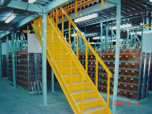 Multi Level Steel Mezzanine Floor Racking System For Warehouse Storage