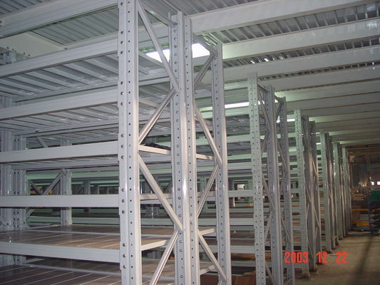ISO9001 Mezzanine Rack Industrial Storage Multi Level Racking System