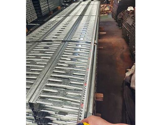 Warehouse Storage Open Steel Grating Plank For Platform / Mezzanine Construction