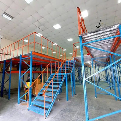 Customized Warehouse Storage Platform Heavy Duty Modular Steel Mezzanines