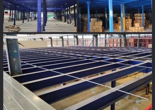 Aerial Work Warehouse Mezzanine Floor Attic Rack Steel Structure Platform