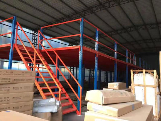 Warehouse Industrial Steel Mezzanine Floor Ladder Multi Floor Attic Racking Assembled