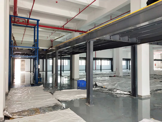 Warehouse Industrial Steel Mezzanine Floor Ladder Multi Floor Attic Racking Assembled