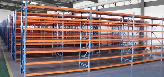 Light Duty Longspan Shelving 4 Layers Steel Metal Storage Rack Shelf For Warehouse