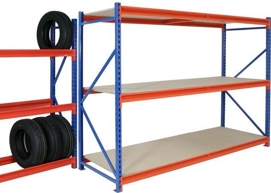Warehouse Storage Longspan Racking / Iron Shelf Rack Medium Duty