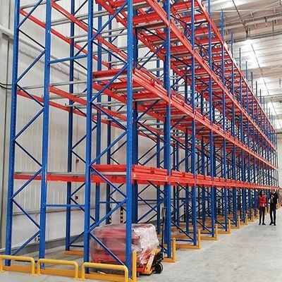 Aceracking Push Back Pallet Racking High Density Warehouse Storage Systems