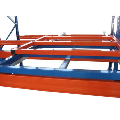Warehouse Storage Push Back Pallet Racking System Heavy Duty High Density