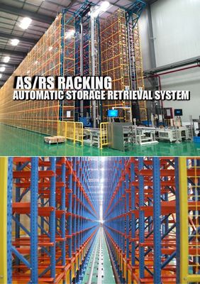 High Density Automated Warehouse Storage Systems Q235B Steel Radio Shuttle Pallet Racking