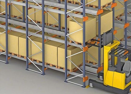 Warehouse Economic Space Saving Radio Shuttle Pallet Racking System For Warehouse