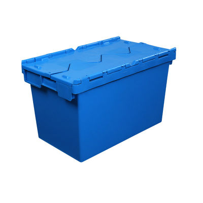 Inclined Insert Plastic Stackable Storage Bins Lid for Supermarket Food Cold Chain Turnover Box
