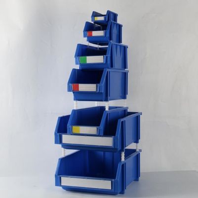 PP PC Injection Rectangular Storage Bins Stackable Multifunctional 10kg Load