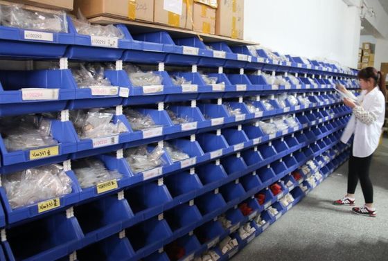Industrial Large Warehouse Plastic Storage Bins Stackable For Fastener Bolts
