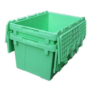 Transport Storage Lid Solid Plastic Crate Box Nestable For Water Feature