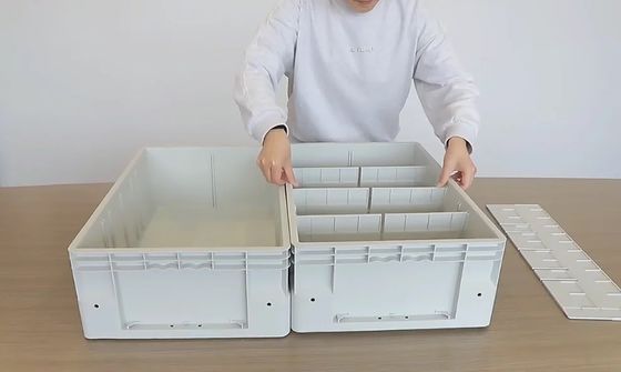 Plastic Stackable Tote For Automated Storage And Retrieval System Mini Load ASRS