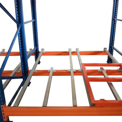 Armazém de alta densidade Push Back Pallet Racking personalizado