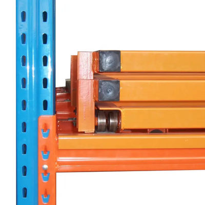Armazenamento de armazenamento Sistema de prateleiras de retorno de metal Prateleiras de paletes empilháveis pesadas