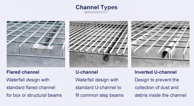 Painéis de revestimento de malha metálica de zinco 100x25 mm para manipulação de materiais 1